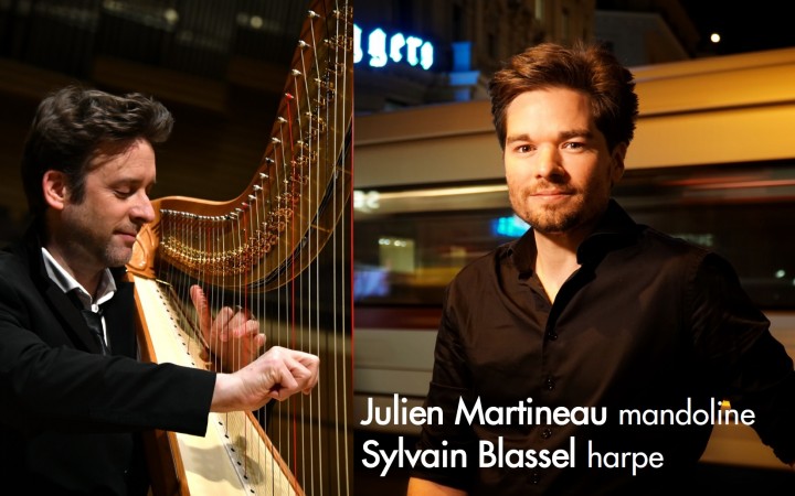 Julien Martineau, mandoline | Sylvain Blassel, harpe