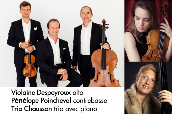 Violaine Despeyroux, Pénélope Poincheval, Trio Chausson